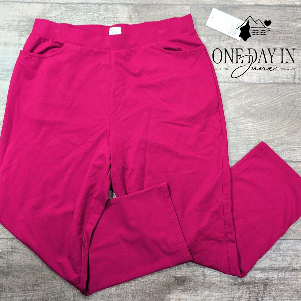 Kim Rogers Petite Pull On Casual Pants Size PM